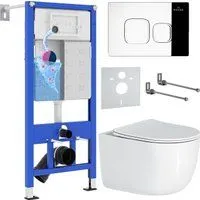 Roxen Vortex Tornado в комплекте с инсталляцией StounFix Dual Fresh 6 в 1 964469 (кнопка: хром гляне