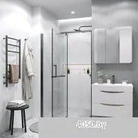 Grossman Pragma 110x195 100.K33.03.110.21.00 (черный матовый/стекло прозрачное)