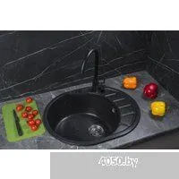 Marblan Ovata L (черный,с сифоном)