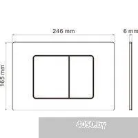 Roxen Antares в комплекте с инсталляцией Roxen Attach 5 в 1 968415 (кнопка: брашированное золото)