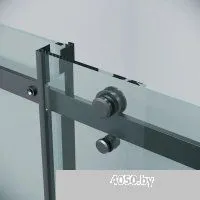 Grossman Classic 80x195 200.K33.04.80.21.00 (черный матовый/стекло прозрачное)