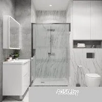 Grossman Cosmo 130x195 100.K33.02.130.10.00 (хром/стекло прозрачное)