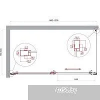BelBagno LUCE-AH-1-150/80-C-Cr