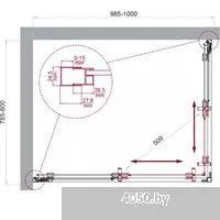 BelBagno LUCE-AH-2-100/80-C-Cr