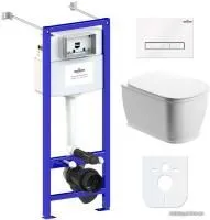 Унитаз Lavinia Boho Relfix Bell Pro Rimless 6 в 1 77050129 (белое стекло)