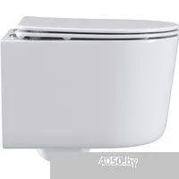 Roxen Simple compact в комплекте с инсталляцией StounFix Dual Fresh 6 в 1 968026 (кнопка: золото гля