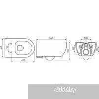 Berges Wasserhaus Ego 043357 (с сиденьем)