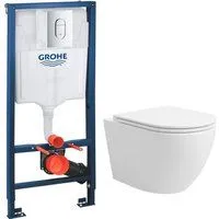 Lauter Vortex 2110830 + GROHE Rapid SL 39504000 с кнопкой (округлая, хром)