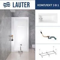 Lauter Seraphina 170x80 2112170L (с каркасом и сифоном 21Y11022 белый)