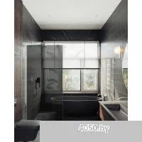 MaybahGlass 195x79 MGD-698-5у (графитовое стекло/хром матовый)