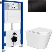 Lauter Longer 2110822 с кнопкой 219704F (квадратная, черный)