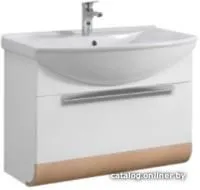 Belux Тумба под умывальник Итака НП75-02 (белый/молочный дуб)