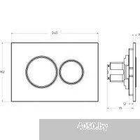 Cezares PN1-BTN-01 (хром)
