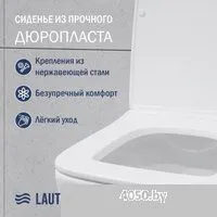 Lauter Square 214903 + TECE Kit 9400412 с кнопкой (хром)