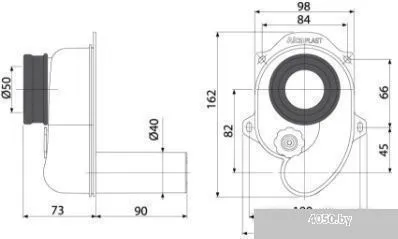 Сифон Alcaplast A45B