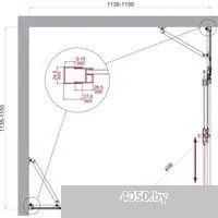 BelBagno LUCE-A-22-90+25-C-Cr