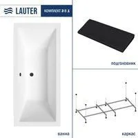 Lauter Oasis 180 21203080 (с каркасом, черным подголовником)