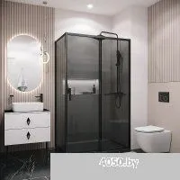 Grossman Style 70x195 200.K33.05.70.21.10 (черный матовый,стекло тонированное)