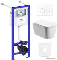 Унитаз Lavinia Boho Relfix Bell Pro Rimless 6 в 1 77050125 (белый пластик)