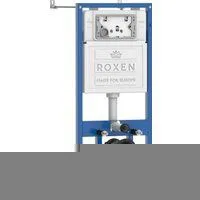 Roxen Egg в комплекте с инсталляцией StounFix Dual Fresh 6 в 1 964076 (кнопка: хром матовый)