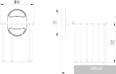 Держатель для освежителя воздуха Ledeme L1928-1