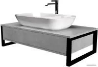 1Марка Тумба под умывальник Grunge Loft 80П У85851 (бетон светлый)