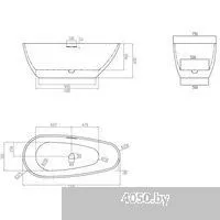 Abber Dortmund 170x75 AM9911BW