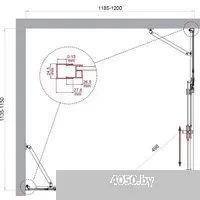 BelBagno LUCE-AH-22-120/115-C-Cr