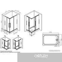 AM.PM Func Square Slide 120x90 W84G-403-12090-MТ