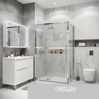 Grossman Cosmo 80x195 200.K33.02.80.10.02 (хром/шиншилла стекло)