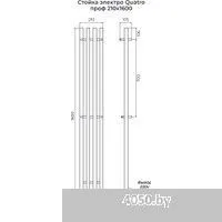 TERMINUS Стойка Quatro Проф 1600 (черный)