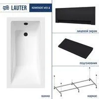 Lauter Estelle 130х70 21206030 (с каркасом, черным подголовником, черным лицевым экраном)