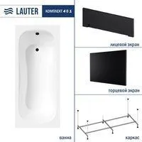 Lauter Sophia 150х70 21205150 (с каркасом, черным лицевым и торцевым экраном)