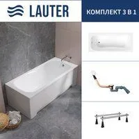 Lauter Sophia 150 21205150 (с ножками и сифоном 21Y11022 белый)