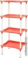 Berossi Этажерка Krita 4-секционная АС 60170000 (коралл)