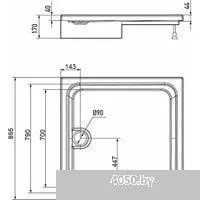 Erlit 90x90x17 ER9017H-1