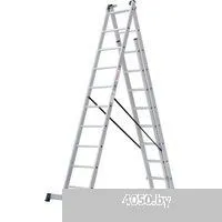 Новая высота NV 123 алюминиевая трёхсекционная 3x10 ступеней
