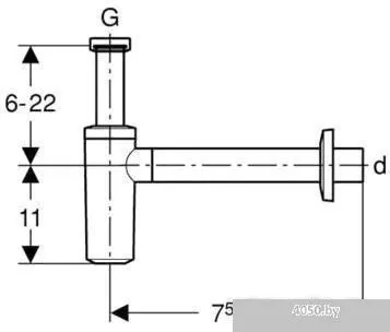 Сифон Geberit Uniflex 151.034.21.1