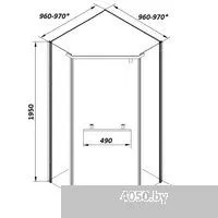 Cerutti Spa Chika ZP101B 100х100