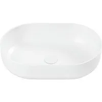 Belux Турин 560 овал (18, белый матовый/Solid Surface)