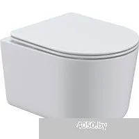 Roxen Simple compact в комплекте с инсталляцией StounFix Dual Fresh 6 в 1 968026 (кнопка: золото гля