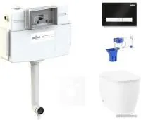 Унитаз Lavinia Boho Relfix Bell Pro 5 в 1 87551004 (черный/белый пластик)