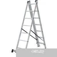 Новая высота NV 123 алюминиевая трёхсекционная 3x7 ступеней