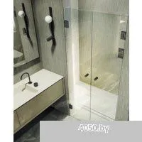 MaybahGlass 195x101 MGD-464-6 (прозрачное стекло/черный)