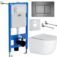 Roxen Vortex Tornado в комплекте с инсталляцией StounFix Dual Fresh 6 в 1 964579 (кнопка: оружейная