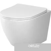 AM.PM Pro S IS47038.801900 (черный матовый, с сиденьем и кнопкой смыва)