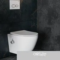 Roxen Antares Bidet в комплекте с инсталляцией StounFix Dual Fresh 6 в 1 966821 (кнопка: серый грани