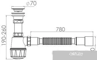 Сифон Nova Plastik 1060