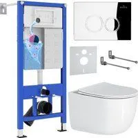 Roxen Vortex Tornado в комплекте с инсталляцией StounFix Dual Fresh 6 в 1 964332 (кнопка: хром гляне