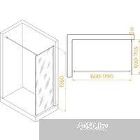 RGW WA-002W 35100207-15 70 (белый/прозрачное стекло)